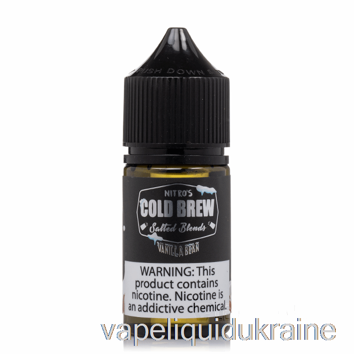Vape Ukraine Vanilla Bean - Nitros Cold Brew Salts - 30mL 45mg